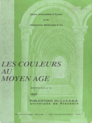 cover image of Les Couleurs au Moyen Âge